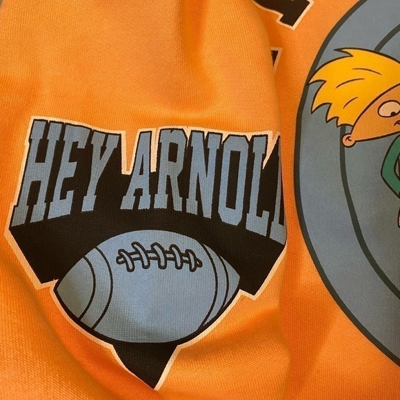 NWT HEY ARNOLD P.S. 118 HILLWOOD PEACHY HOODIE SIZE LARGE - Picture 3 of 7